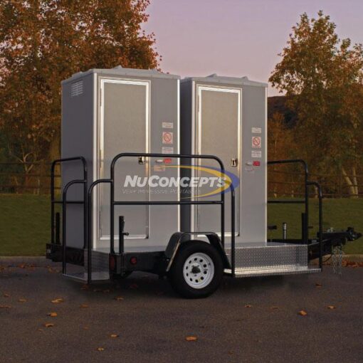 VIP Classic Portable Restroom Trailer - NuConcepts